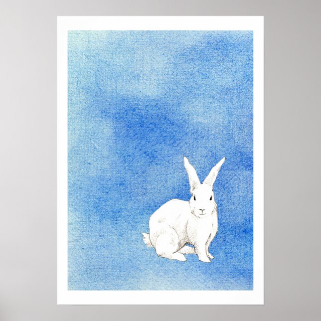 Rabbit Blue Poster (Front)