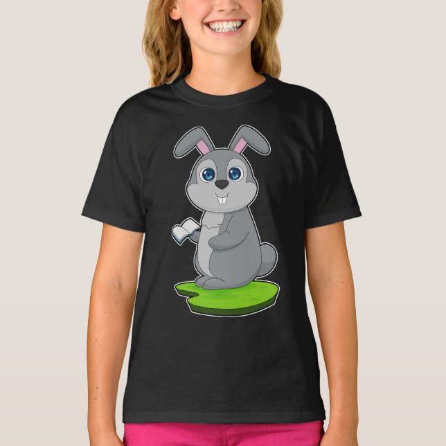 Rabbit Book T-Shirt (Front)