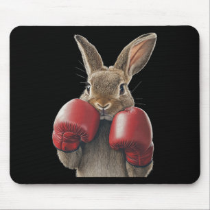 Rabbit Boxing  Mouse Pad
