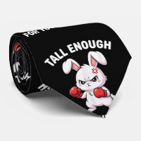 Rabbit Boxing Tall Enough for Your Shins Funny