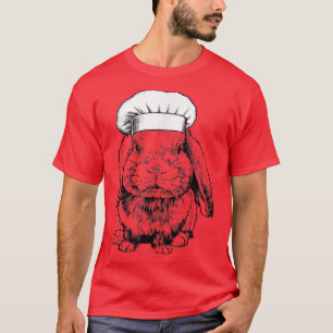 Rabbit Bunny Chef Funny Cooking Cook T-Shirt