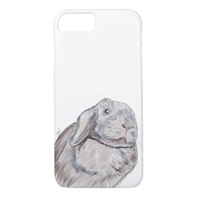 Rabbit Bunny Phone Case, Rabbit Illustration Case-Mate iPhone Case (Back)