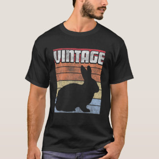 Rabbit Bunny Retro Style Vintage 70S 80S 90S Gift T-Shirt