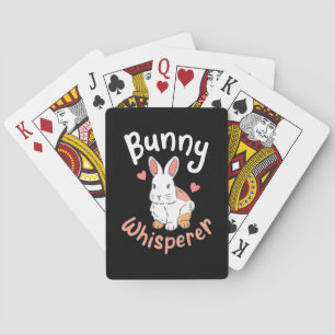 Rabbit Bunny Whisperer Playing Cards