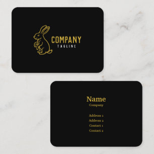 Rabbit business card