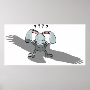 ????... Rabbit Cartoon Poster