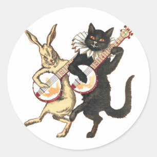 Rabbit & Cat Stickers