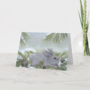 Rabbit Christmas Card