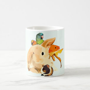 rabbit coffee mug