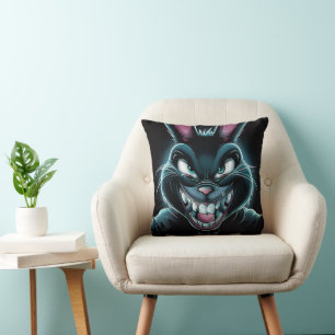 Rabbit Cousin Throw Pillow