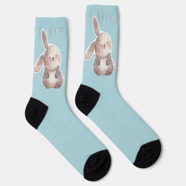 Rabbit Cute 2, Custom Socks (Right)