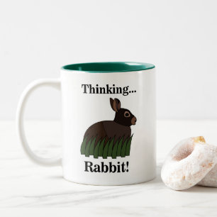 Rabbit Cute Bunny Two-Tone Coffee Mug