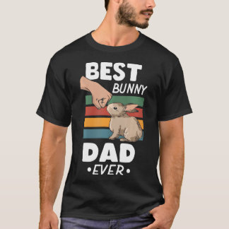 Rabbit Dad Bunny Lover Man Animal Husband T-Shirt