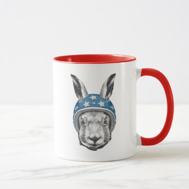 Rabbit Daredevil Mug (Right)