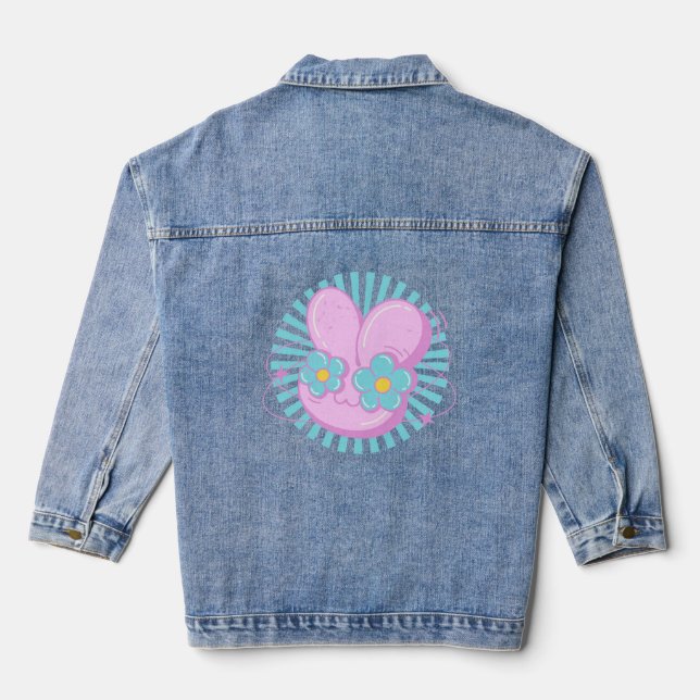 Rabbit Denim Jacket (Back)