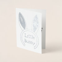 Rabbit Ears Little Bunny Congratulations New Baby