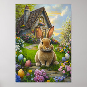 Rabbit Easter Bunny Poster