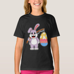 Rabbit Easter Easter egg Fisher T-Shirt