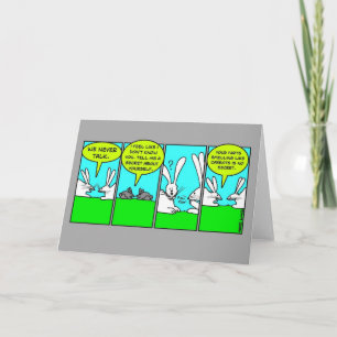 Rabbit Farts (Greeting Card) Card