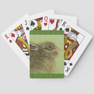 Rabbit fine art playing cards
