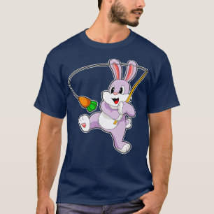 Rabbit Fisher Fishing rod rot T-Shirt