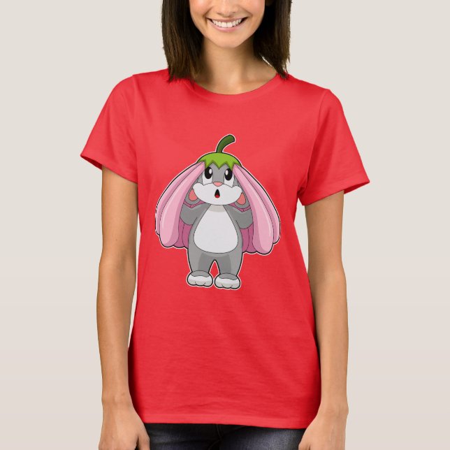 Rabbit Flower T-Shirt (Front)