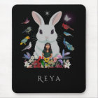 Rabbit, Flowers & Birds Personalized Design