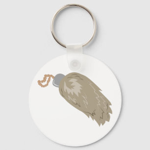 Rabbit Foot Keychain