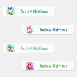 Rabbit Fox Owl Custom Personalized Name