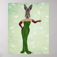 Rabbit Green Dress