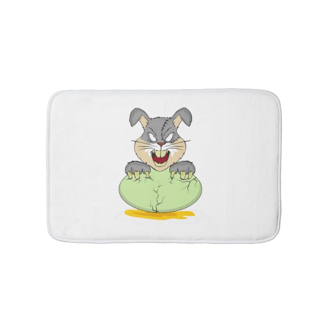 Rabbit Halloween Bath Mat (Front)