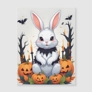 Rabbit Halloween Cute Adorable Funny Animal Magic