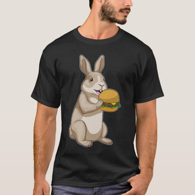 Rabbit Hamburger T-Shirt (Front)