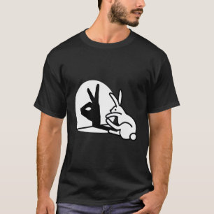 Rabbit Hand Shadow Puppets Bunny Figure Pop T-Shirt