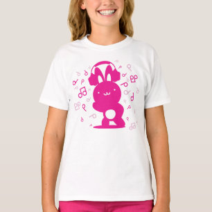 Rabbit_Headphones T-Shirt