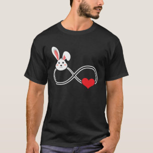 Rabbit Heart Animal Love Infinity T-Shirt