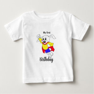 Rabbit Hero Toddler Baby T-Shirt