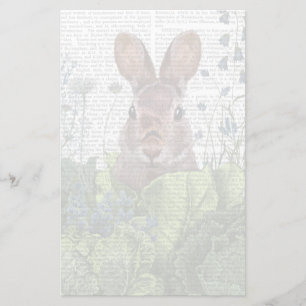Rabbit in a Cabbage Patch Stationery