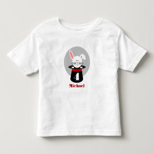Rabbit In Hat Magician Birthday Shirt