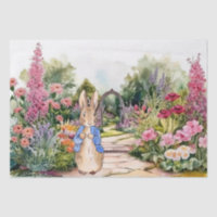 Rabbit in his garden
