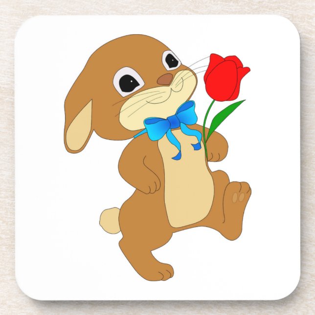 RABBIT IN LOVE COASTER (Front)