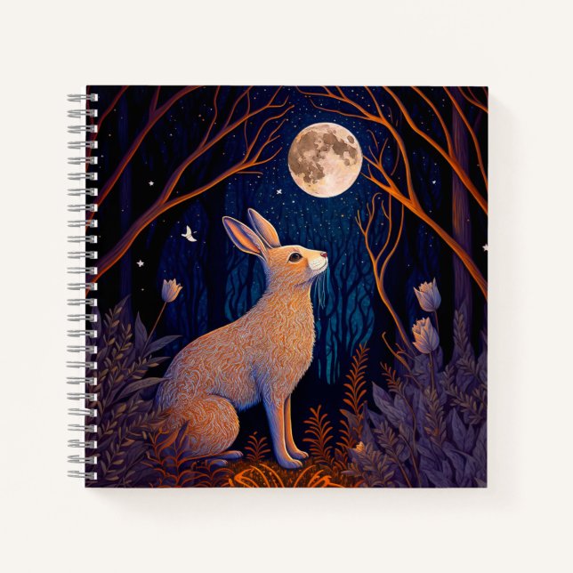 Rabbit in the Moonlight Notebook (Front)