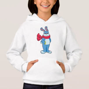 Rabbit in Winter with Scarf