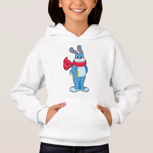 Rabbit in Winter with Scarf (Front)
