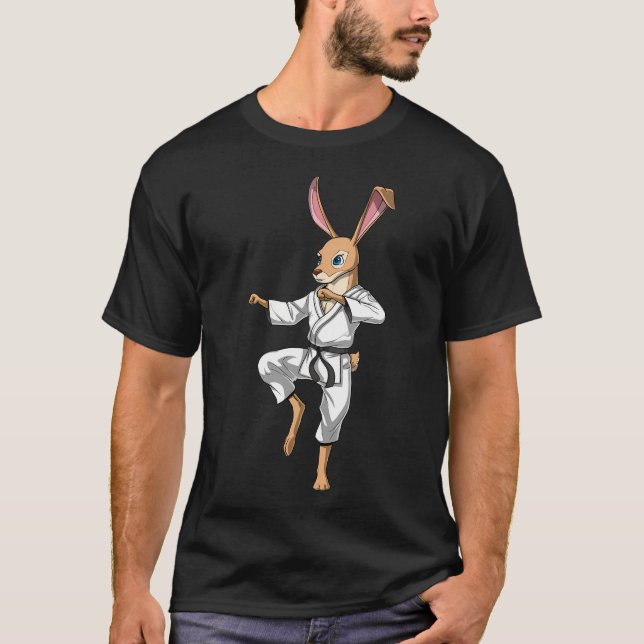 Rabbit Karate T-Shirt (Front)