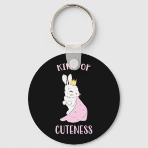 Rabbit King Of Cuteness Keychain