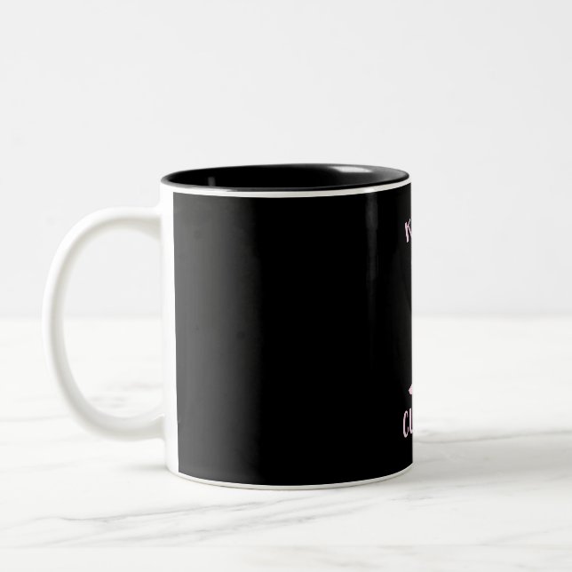 Rabbit King Of Cuteness Two-Tone Coffee Mug (Left)