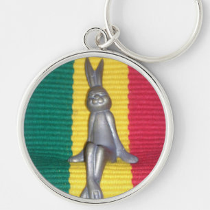 Rabbit Kingston jamaica Glory.png Keychain