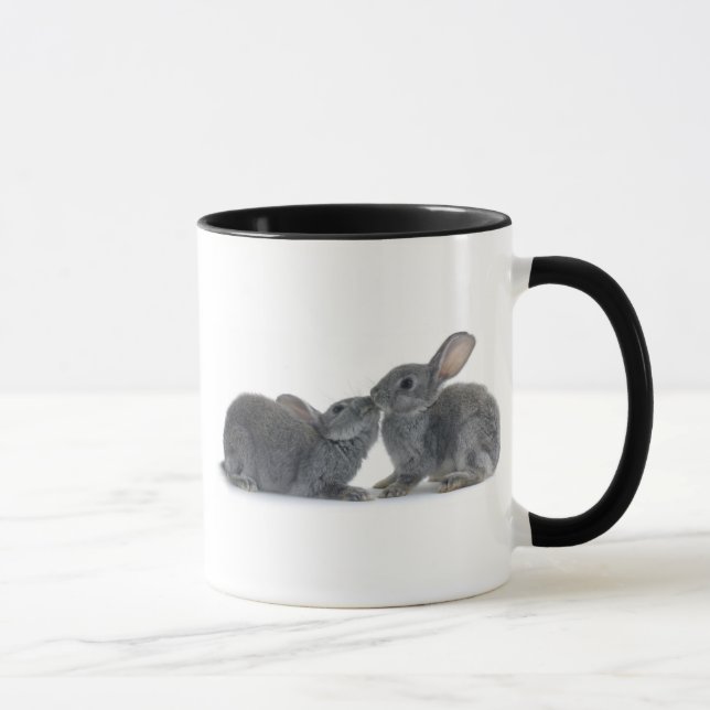 Rabbit Kiss Mug (Right)