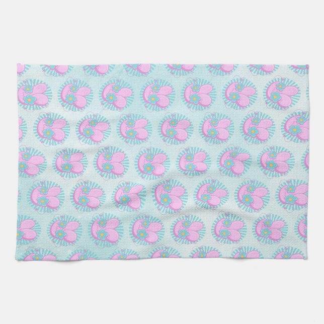 Rabbit Kitchen Towel (Horizontal)